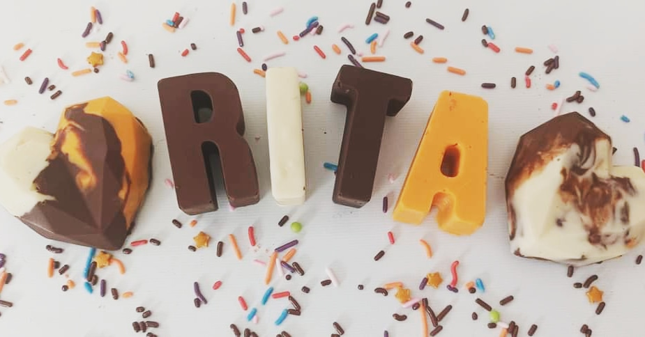 Letras de chocolate